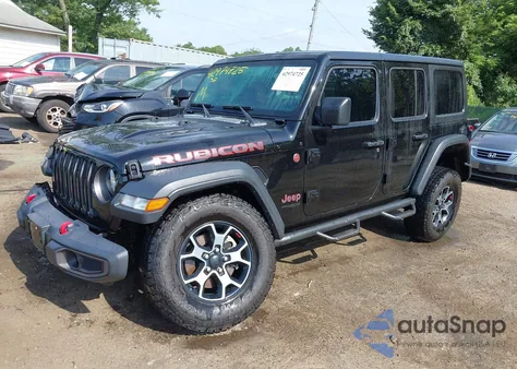 2018 Jeep Wrangler Unlimited Rubicon 4X4 из США, поврежденный, VIN 1C4HJXFG9JW313690
